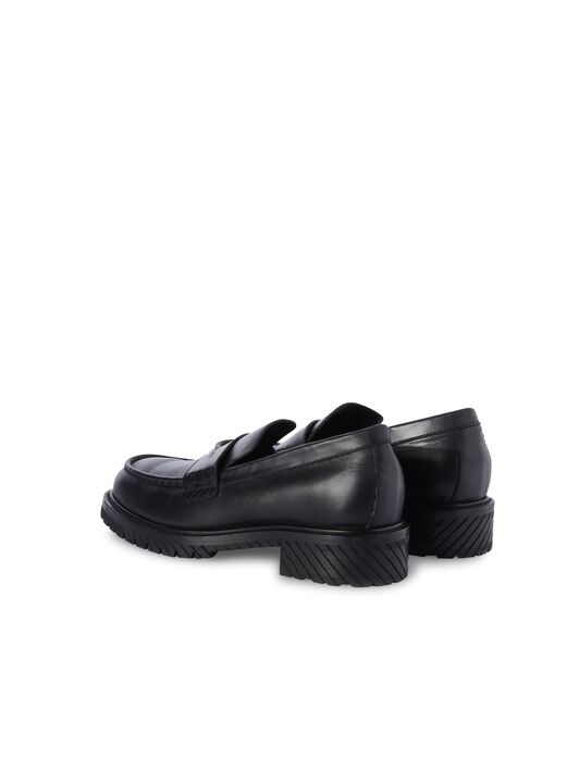 OFF WHITE Military Loafer BLACK BLACK OMIG009C99LEA001
