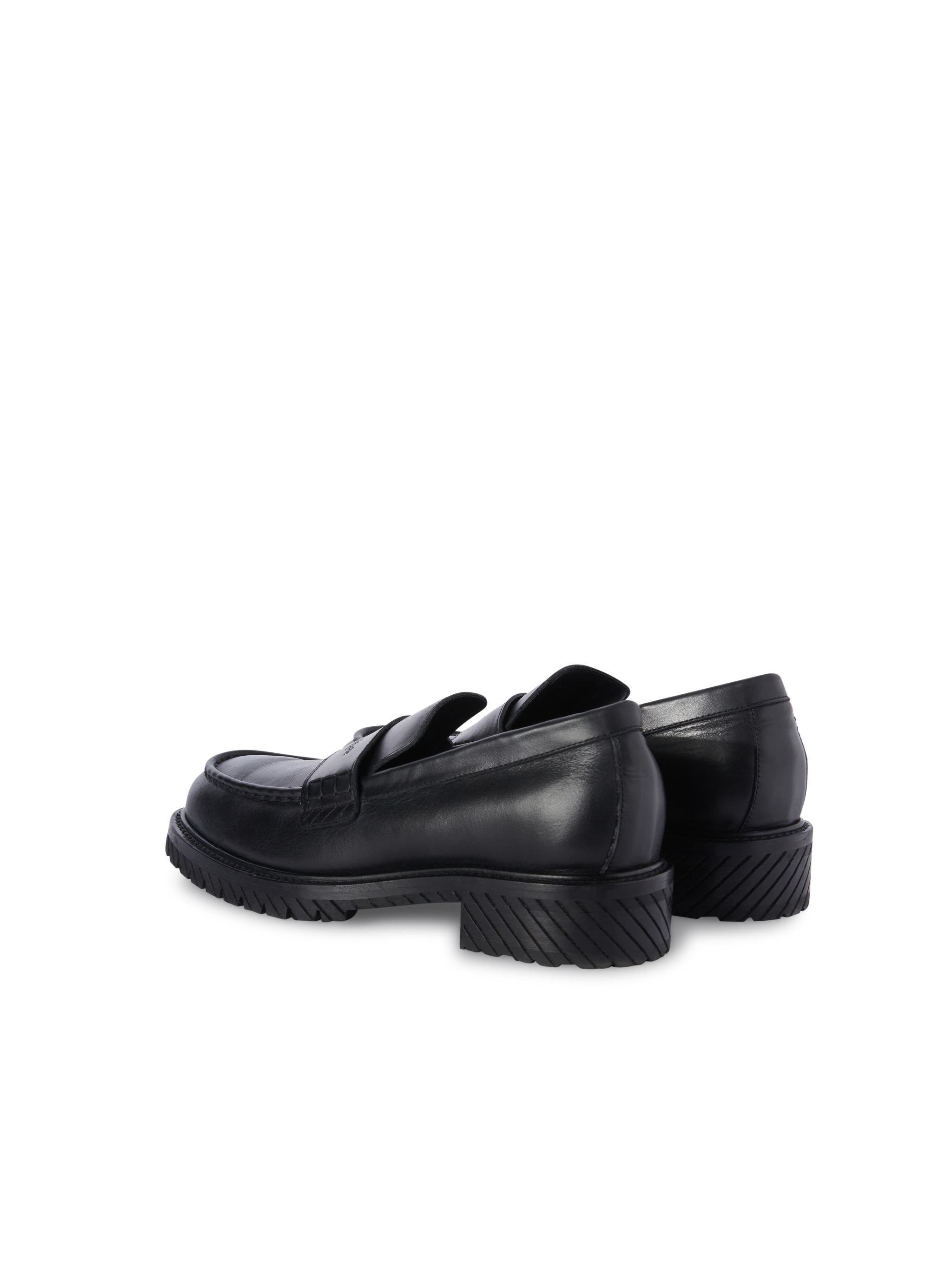 OFF WHITE Military Loafer BLACK BLACK OMIG009C99LEA001