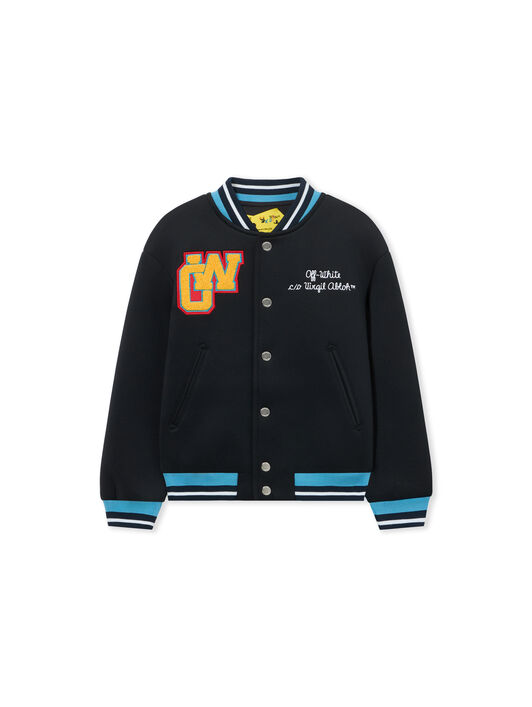 OFF WHITE Ow Patch Varsity BLACK 44BEH001S26F001