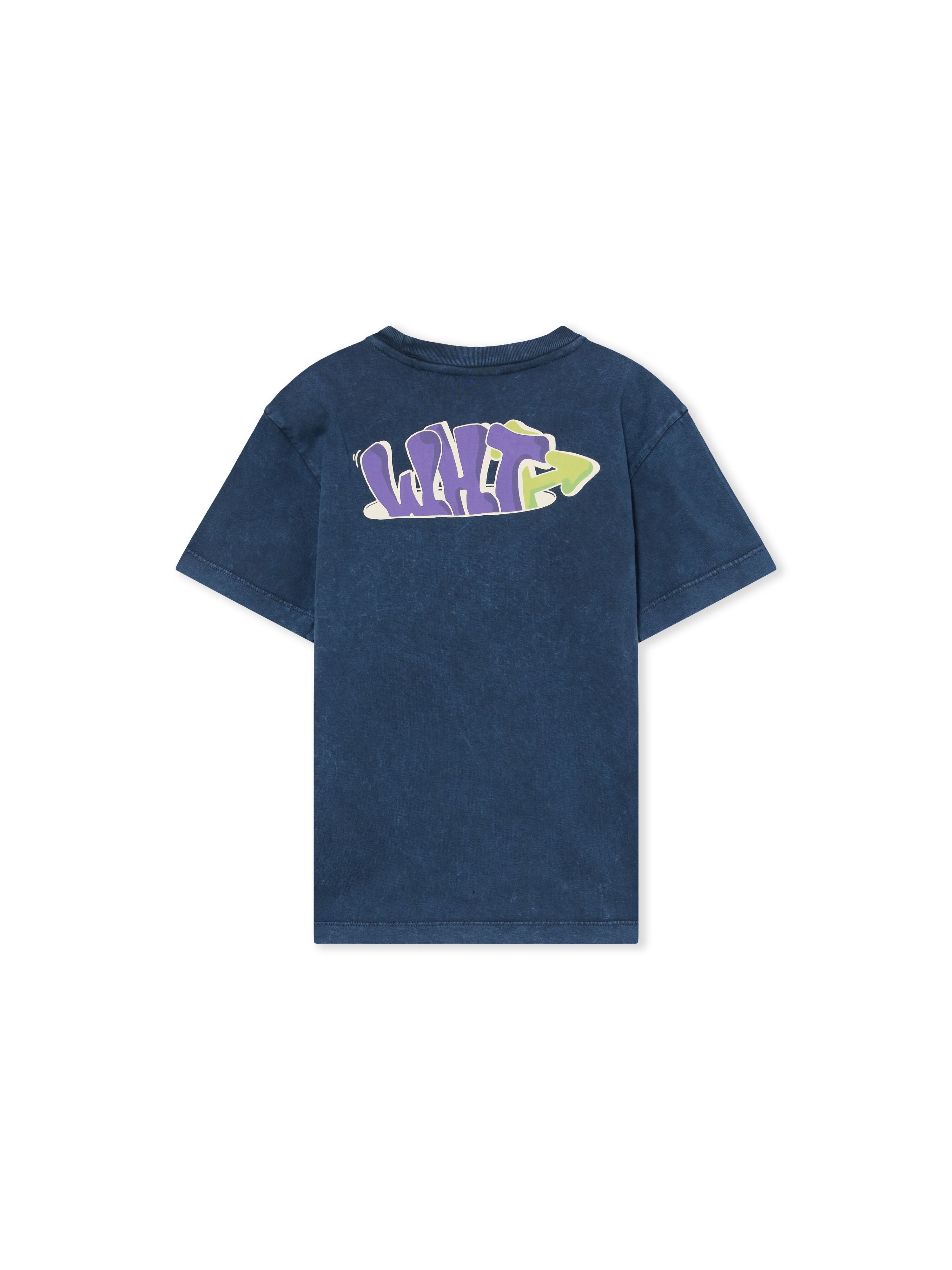 Graffiti Short Sleeve T-Shirt OFF WHITE Graffiti Short Sleeve T-Shirt BLUE NIGHTS 44BAA002F26J00C