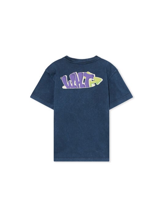Graffiti Short Sleeve T-Shirt OFF WHITE Graffiti Short Sleeve T-Shirt BLUE NIGHTS 44BAA002F26J00C