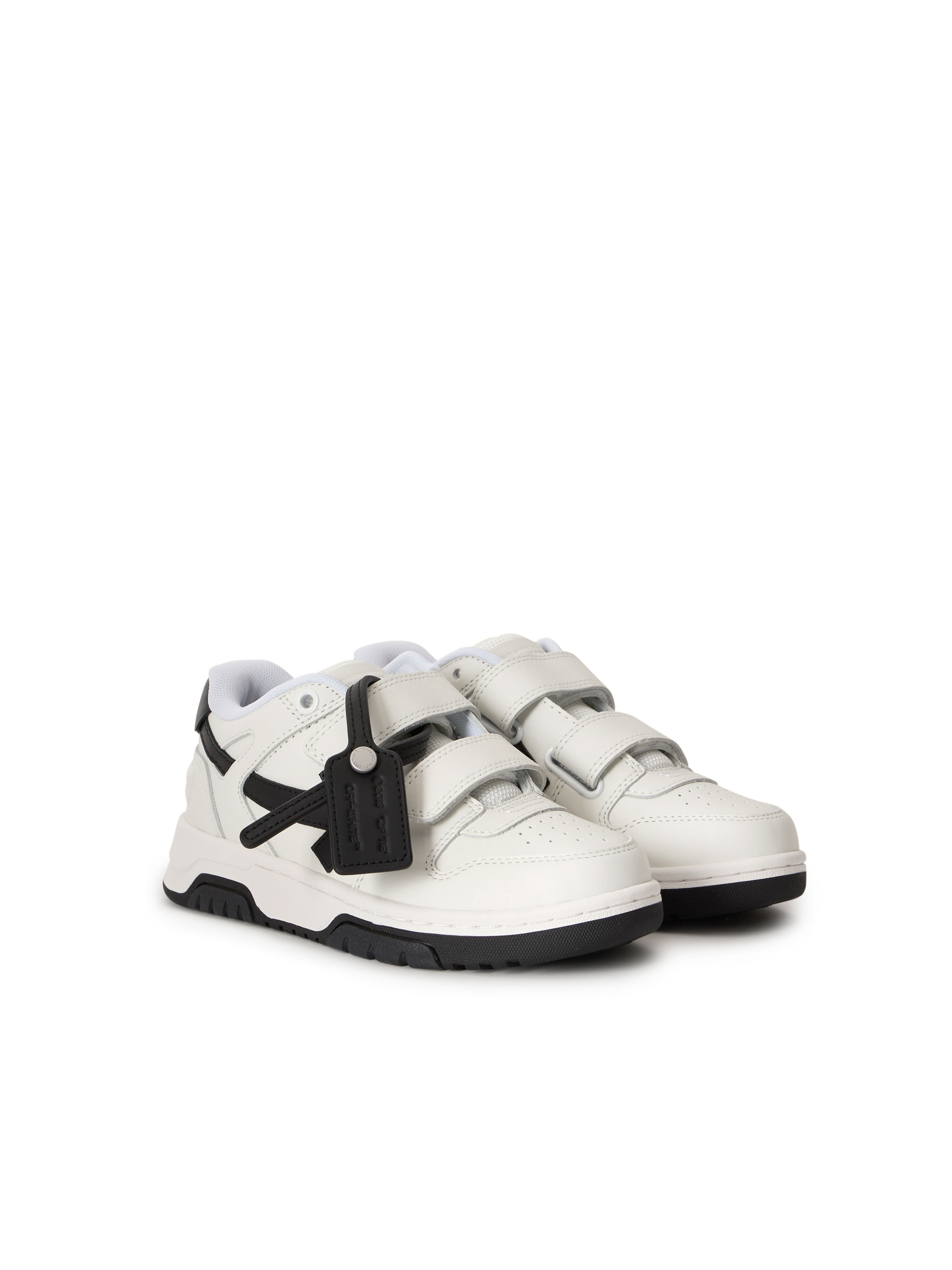 OFF WHITE Strap Out Of Office Sneakers WHITE/BLACK OBIA008C99LEA002