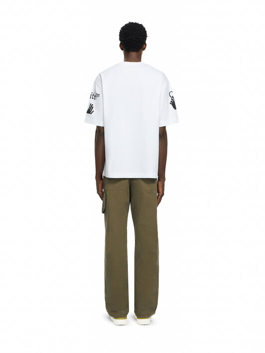 Swimming Logo Garment-Dyed Carpenter Pants OFF WHITE Swimming Logo Garment-Dyed Carpenter Pants DUSTY OLIVE 44MCF04SF26F001