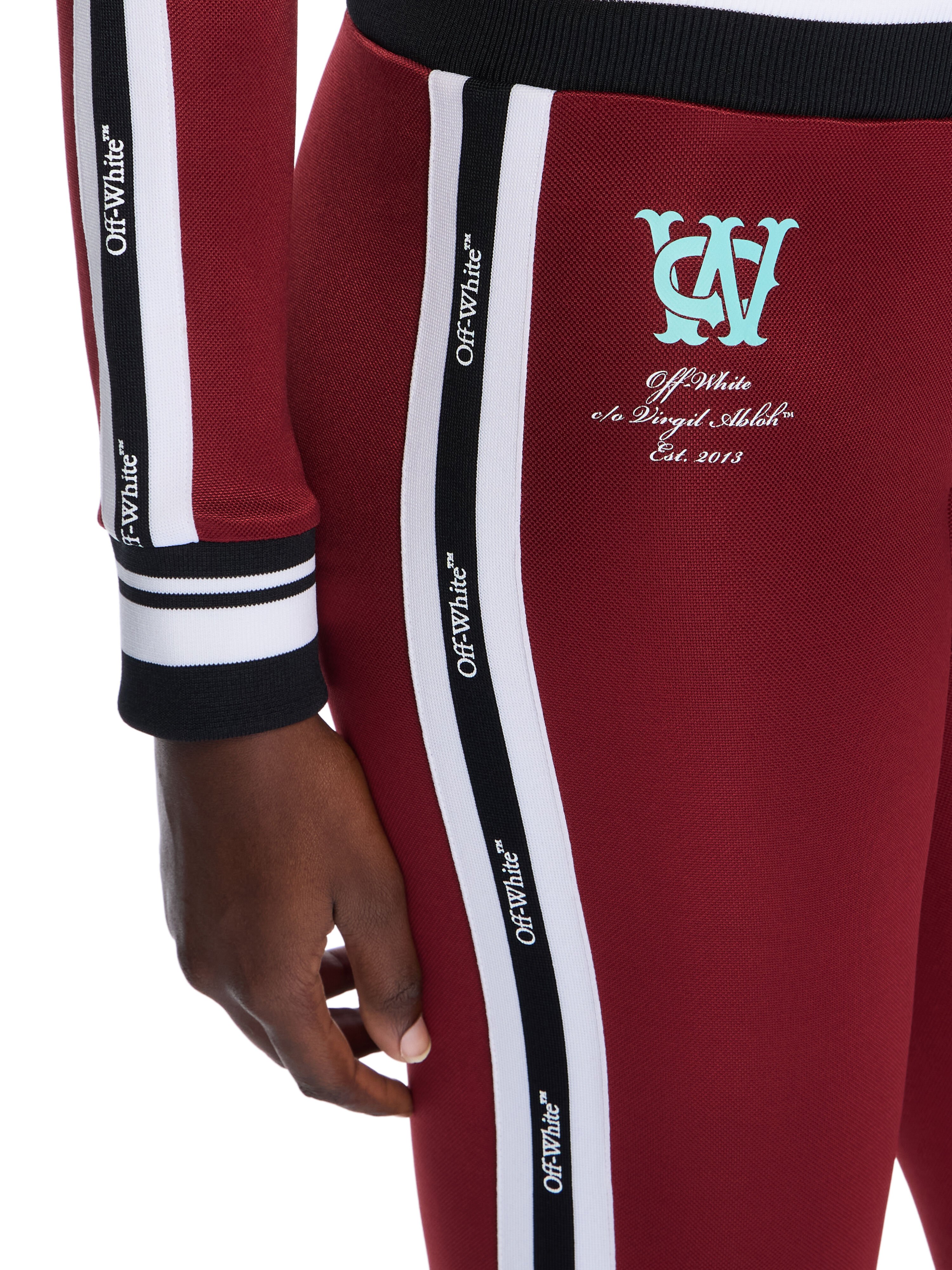 Track Serena Slim Pants OFF WHITE Track Serena Slim Pants RED DAHLIA-BLUEBIRD OWCJ007F25JER001