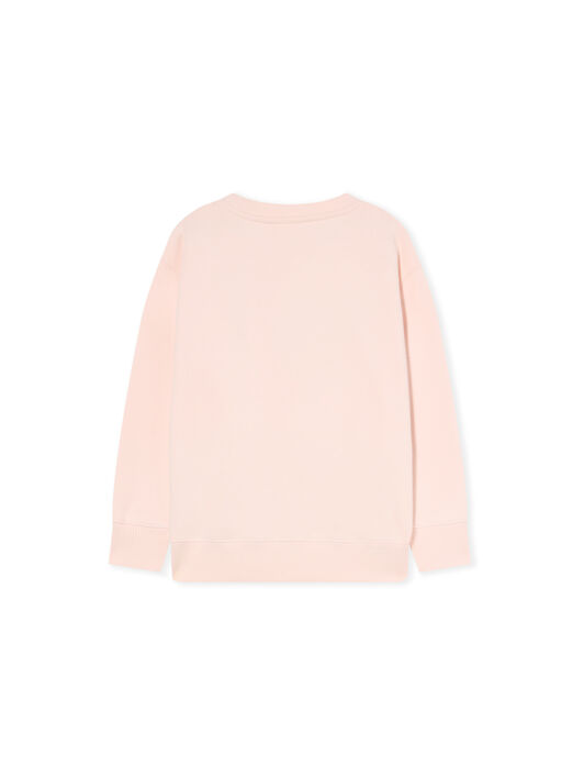 OFF WHITE Big Bookish Puff Crewneck Logo Sweatshirt SOFT PINK - BLUE OGBA001F25FLE001