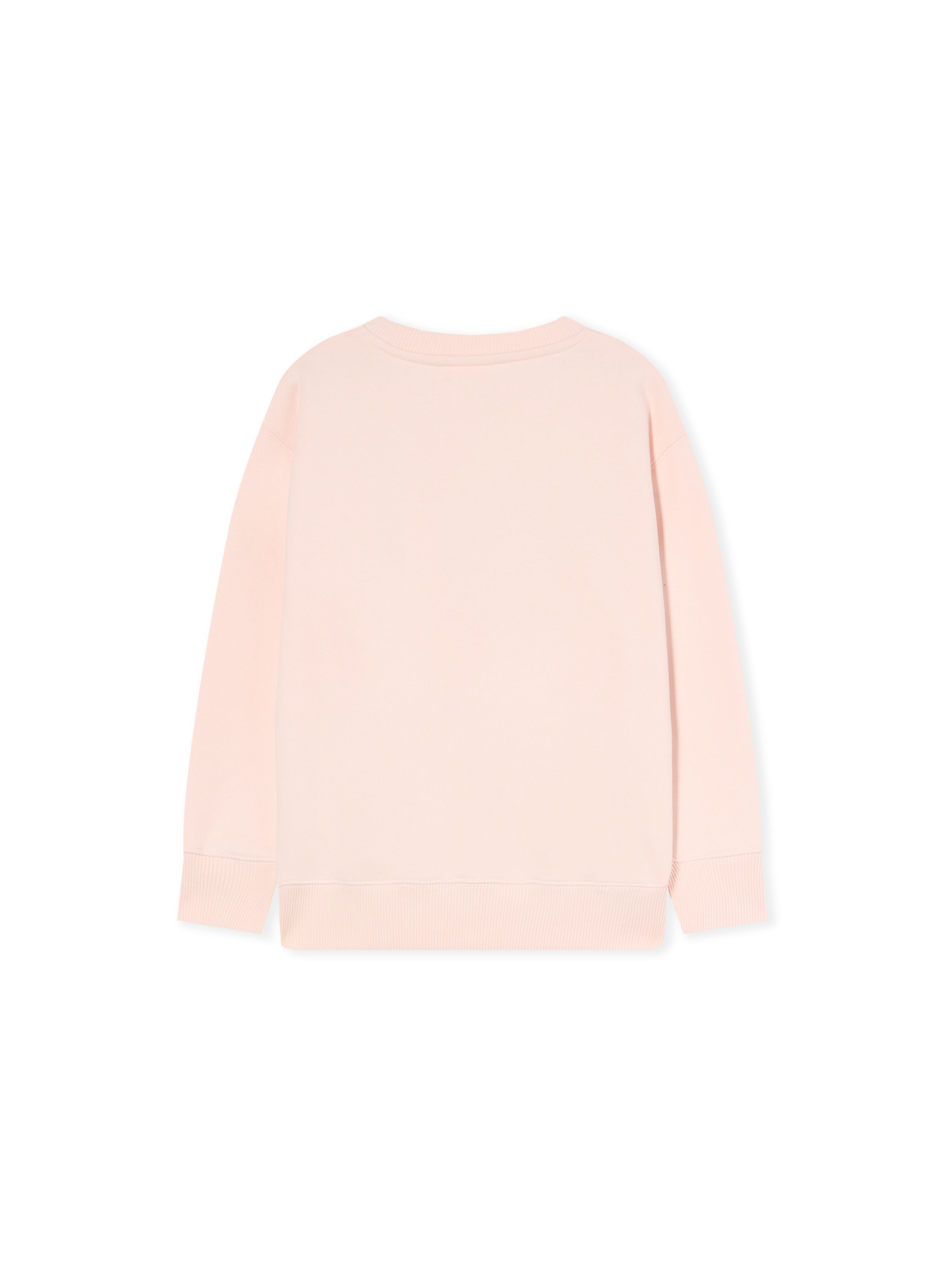 OFF WHITE Big Bookish Puff Crewneck Logo Sweatshirt SOFT PINK - BLUE OGBA001F25FLE001