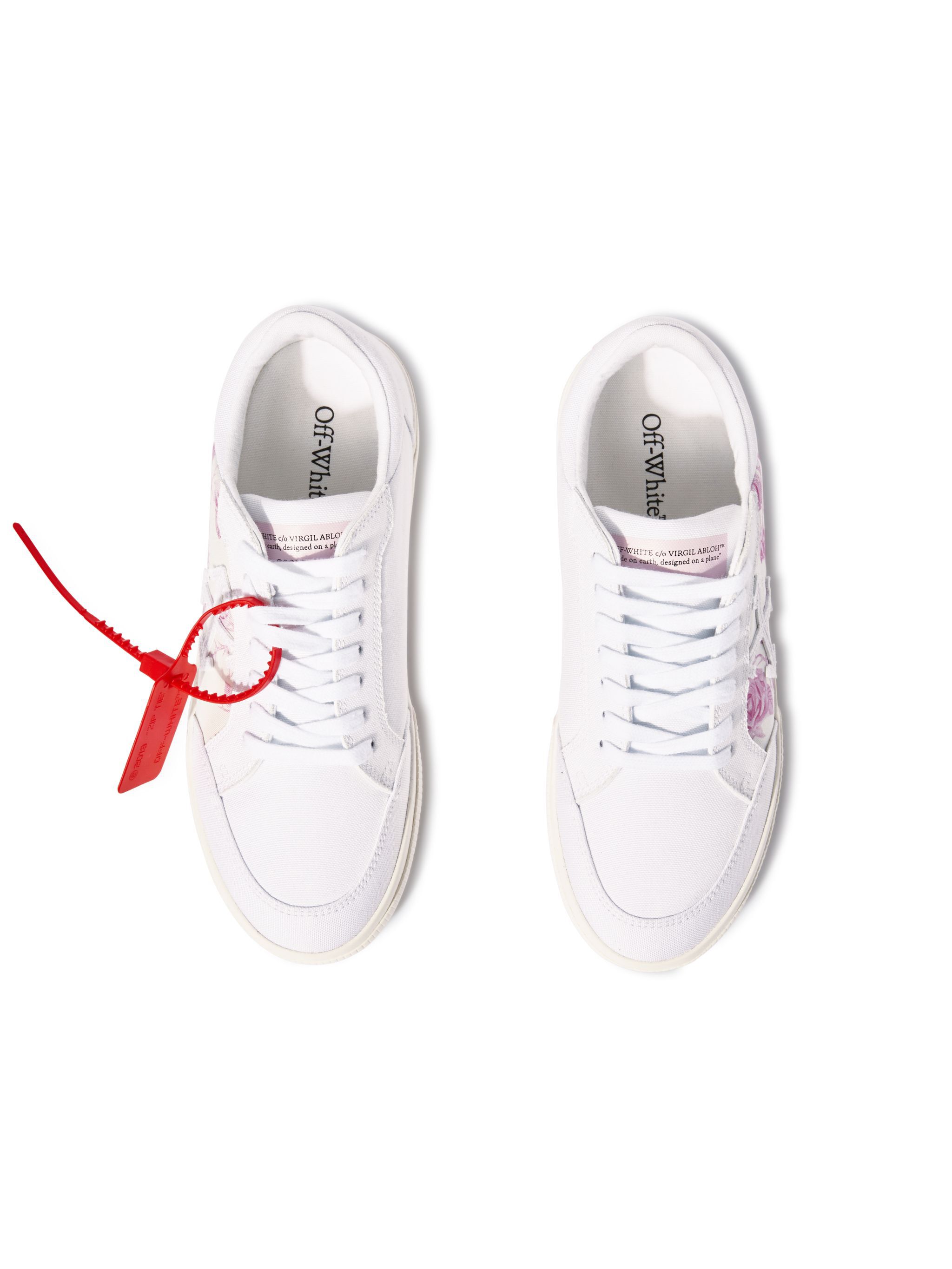 OFF WHITE Light Pink Vulcanized Animation WHITE OWIA288S25FAB002