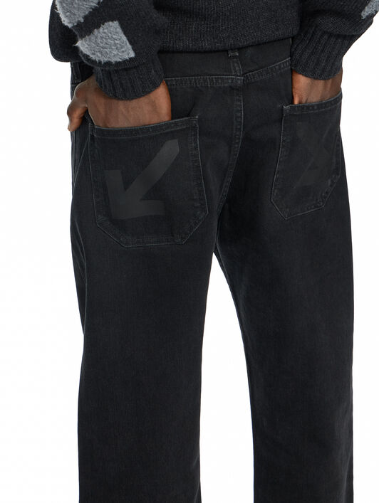 Half Arrow Slim Jeans OFF WHITE Half Arrow Slim Jeans STONE RAW BLACK 44MYA18JF26D00E