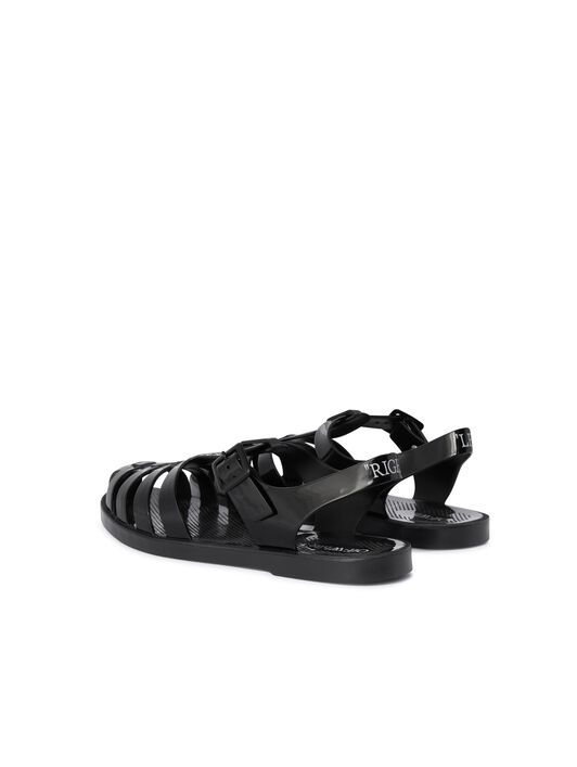 OFF WHITE Black Arrow Pvc Sandals BLACK OWIH05ES25MAT001