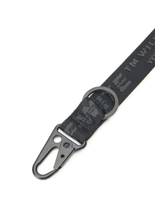 OFF WHITE Tape Logo Key Holder BLACK OMNF05AC99FAB002