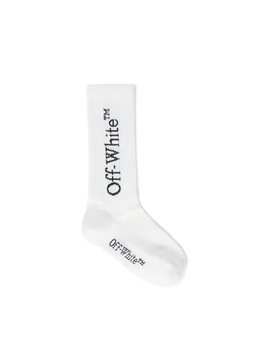 OFF WHITE Bookish Long Socks  OGRA003S25KNI001