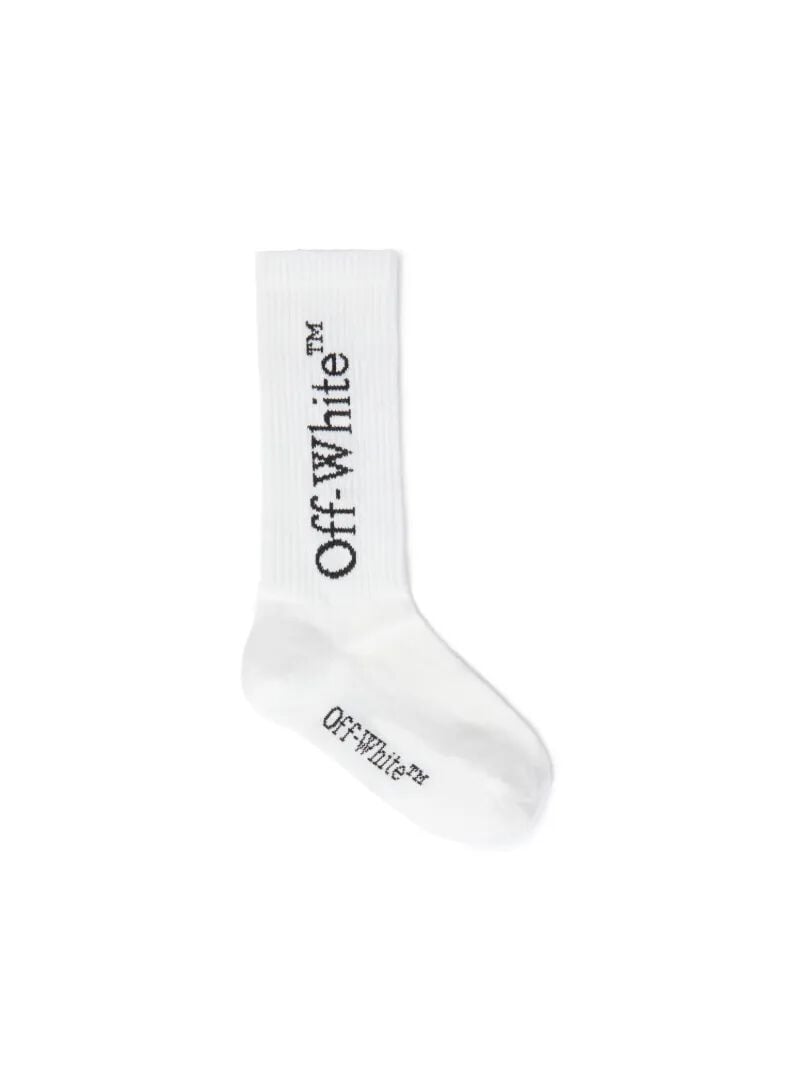 OFF WHITE Bookish Long Socks  OGRA003S25KNI001