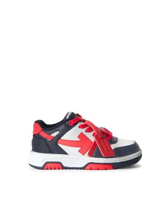 OFF WHITE Out Of Office Sneakers NAVY BLUE - RED OBIA011S26LEA001
