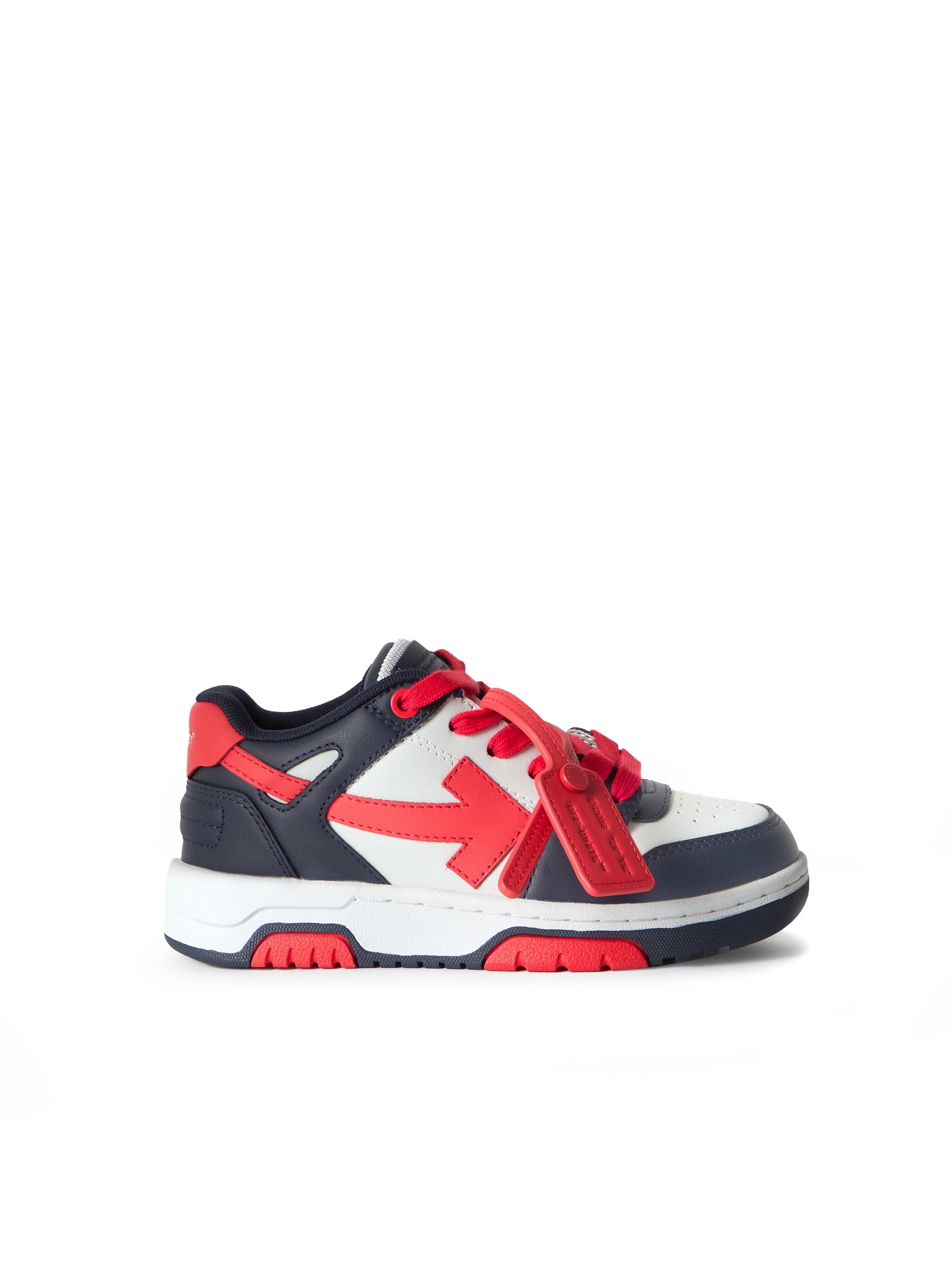 OFF WHITE Out Of Office Sneakers NAVY BLUE - RED OBIA011S26LEA001