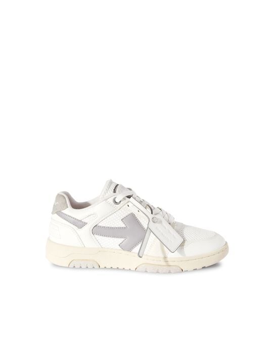 OUT OF OFFICE SCHMALE WEISS/GRAUE SNEAKER OFF WHITE OUT OF OFFICE SCHMALE WEISS/GRAUE SNEAKER WEISS OMIA243S24LEA001