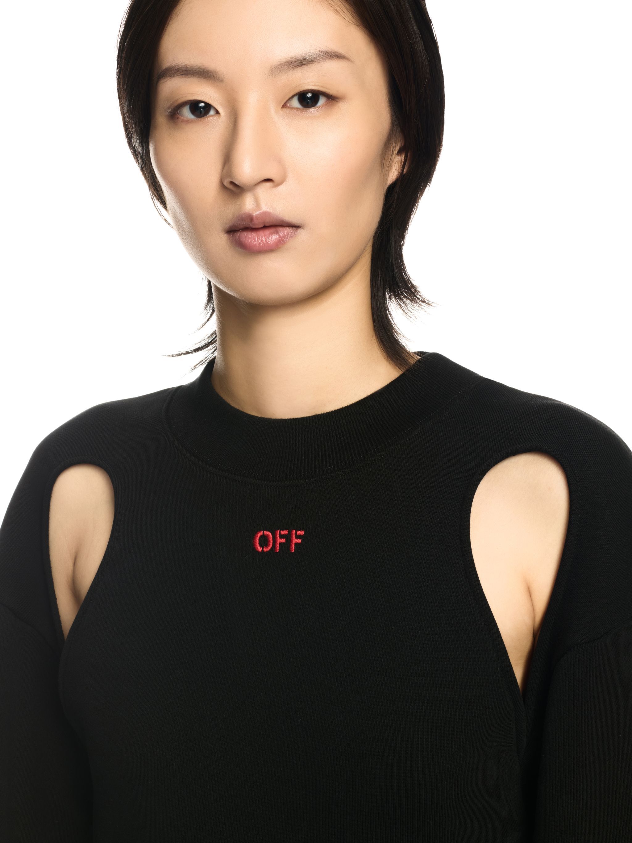 OFF WHITE Black Stamp Bandana Dress BLACK OWDF001S25FLE001
