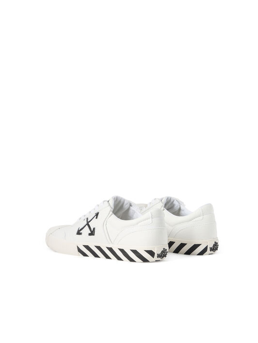 OFF WHITE Vulcanized Undercut Sneakers WHITE - BLACK OMIA2A2F25FAB001