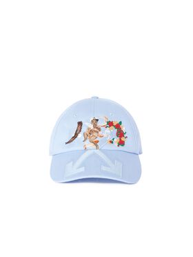 OFF WHITE Blue Fresco Arrow Baseball Cap WHITE OWRB133C99LEA001