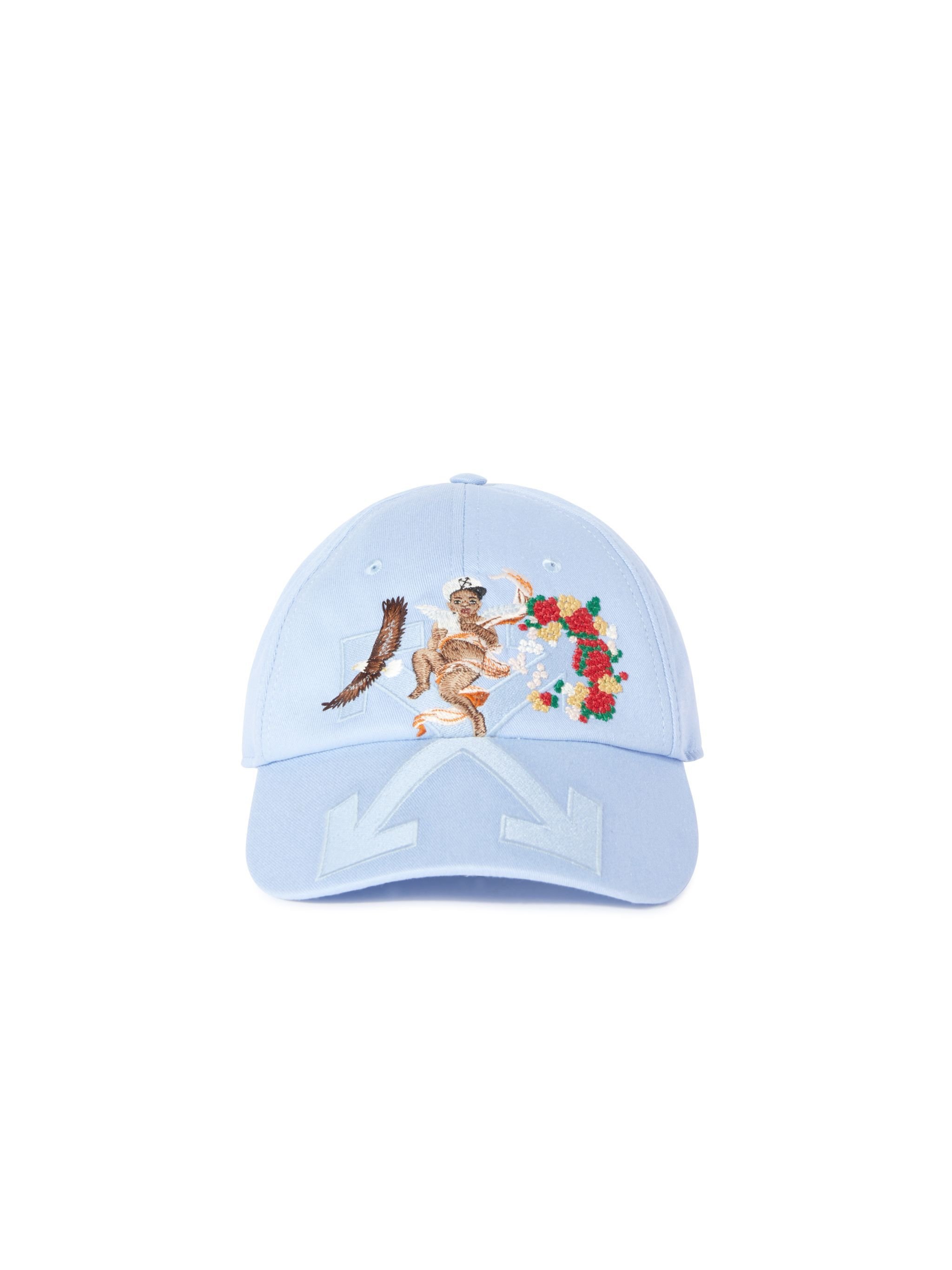 OFF WHITE Blue Fresco Arrow Baseball Cap BLUE OWLA017S25FAB005