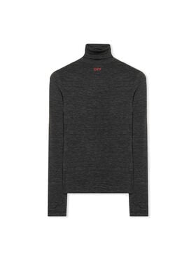 OFF WHITE OFF STAMP JER MELANGE LS TURT BLACKENED PEARL-RED DAHLIA OWAD275F25JER001