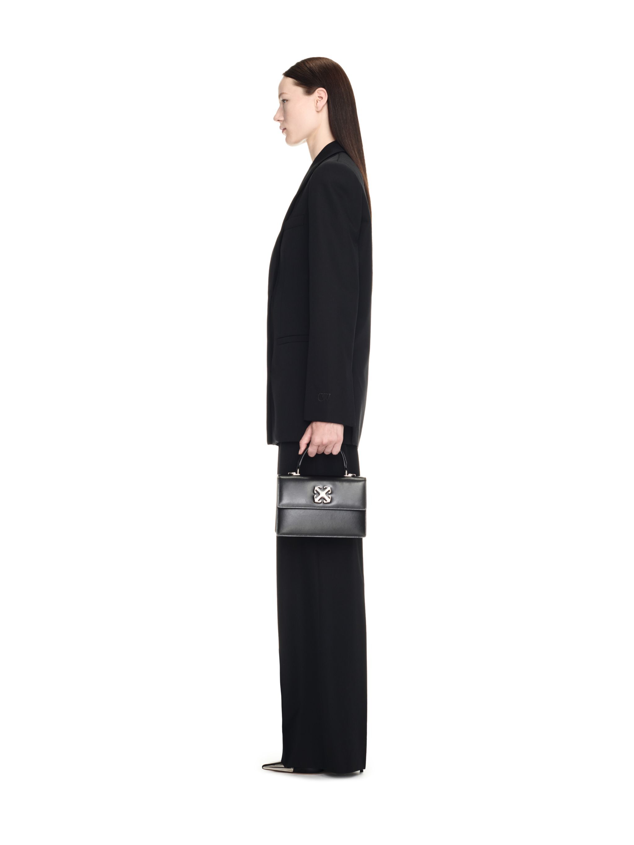 OFF WHITE Jitney 1.4 Top Handle Chain BLACK OWNP050C99LEA001