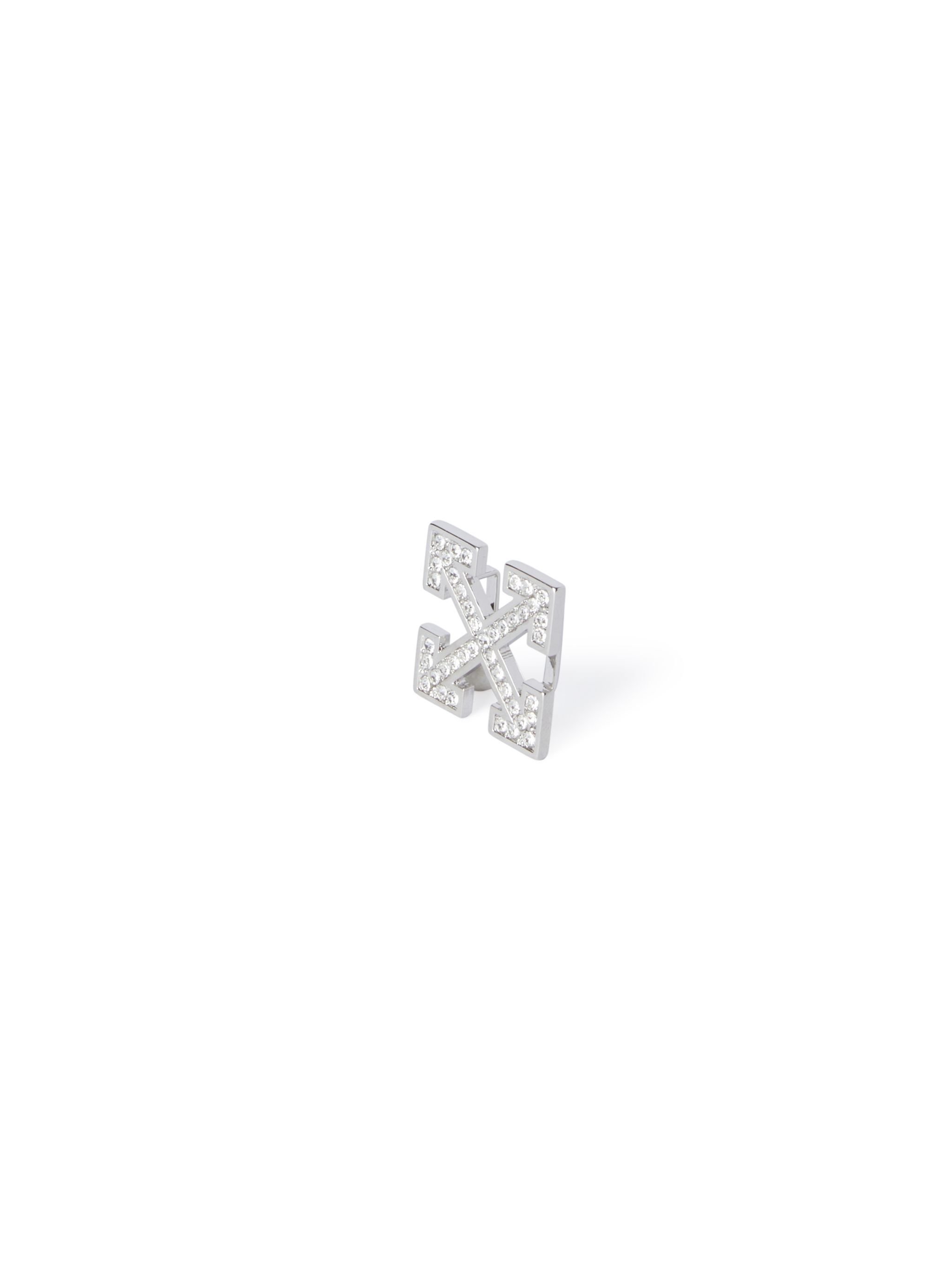OFF WHITE Silver Arrow Dubrae Charm GREY OMZF001T25MET001