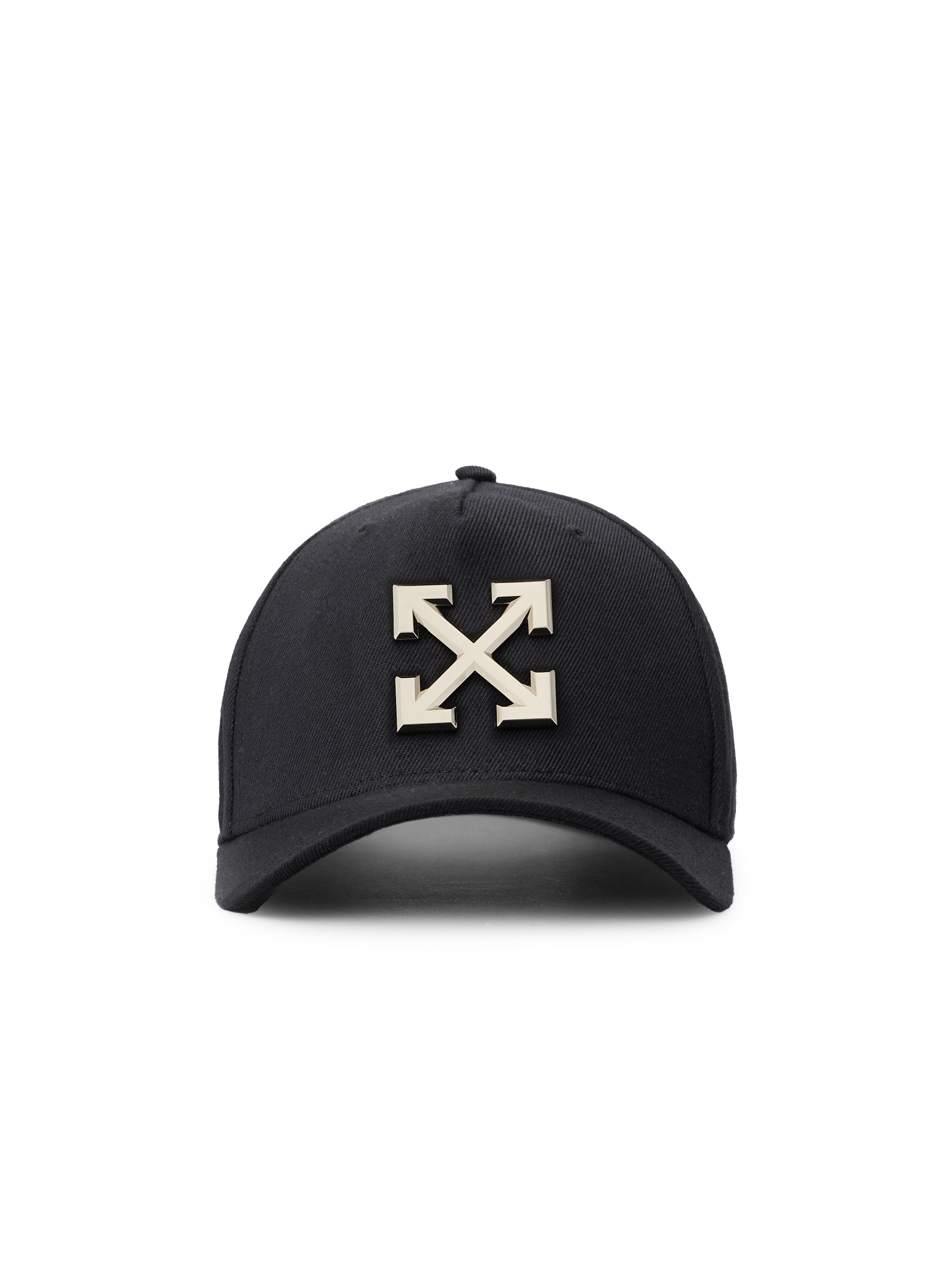 Arrows Metal Badge Baseball Cap OFF WHITE Arrows Metal Badge Baseball Cap BLACK OW7100201