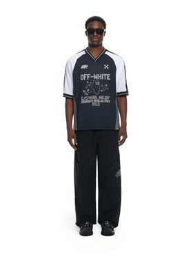 OFF WHITE Script Gd Cot Cargo Pant BLACK 44XCF04ES26F001