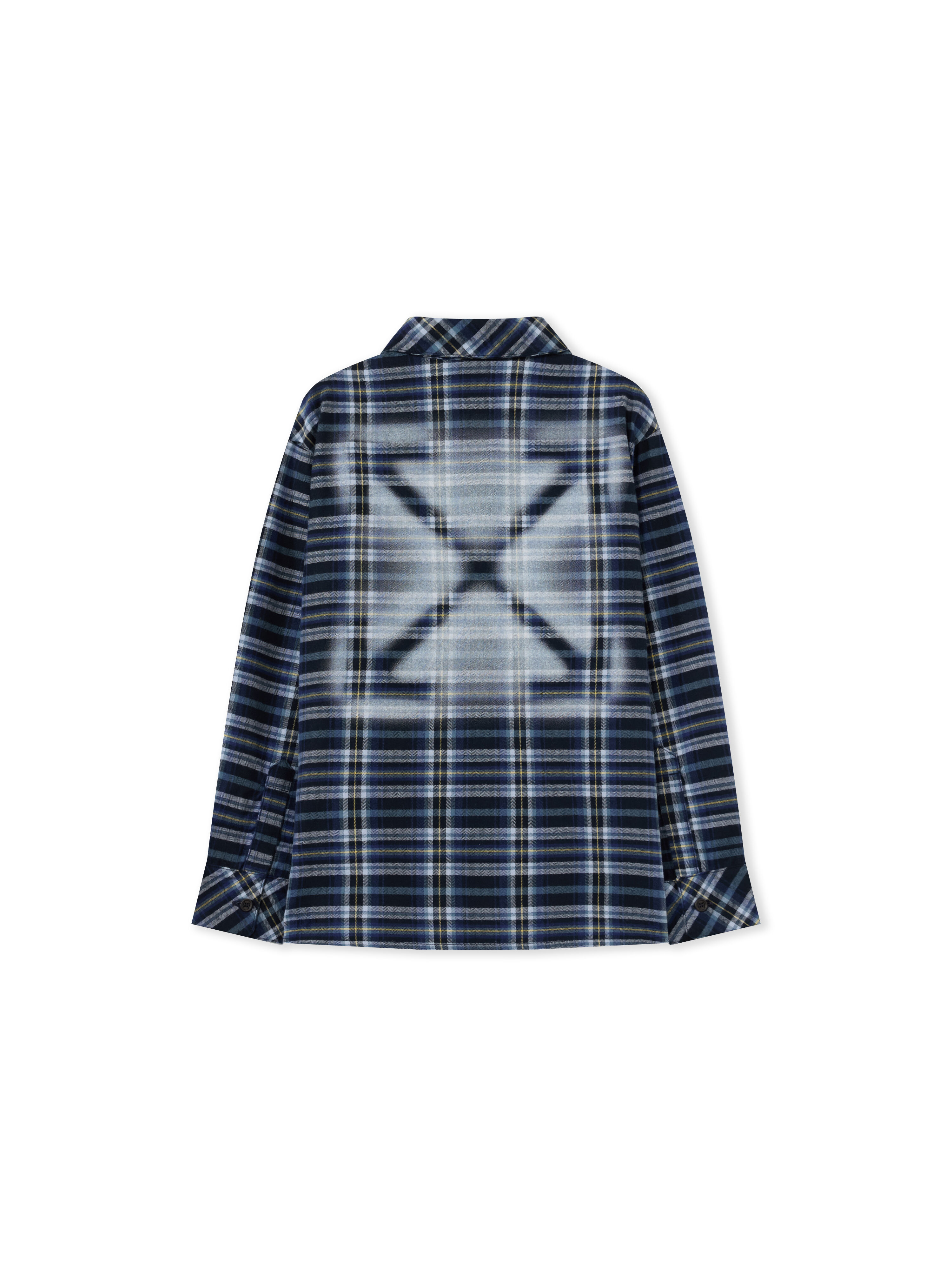 Arrow Spray Flannel Long Sleeve Shirt OFF WHITE Arrow Spray Flannel Long Sleeve Shirt BLUE NIGHTS 44BGE007F26F001