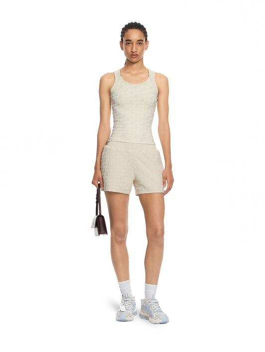 Terry Off Shorts OFF WHITE Terry Off Shorts Beige-No Color 2SJ00711L