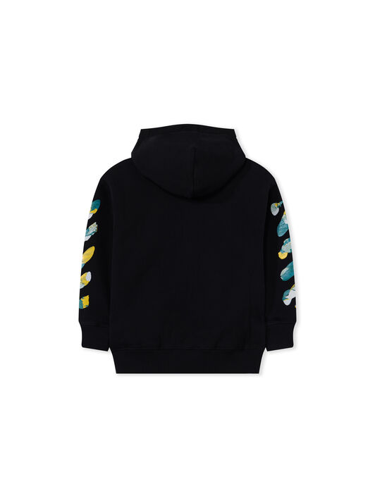 Diag Acrylic Hoodie OFF WHITE Diag Acrylic Hoodie BLACK 44BBB001F26F003
