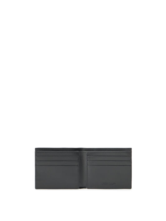 OFF WHITE Logo Bifold Wallet BLACK OMNC094S26LEA004