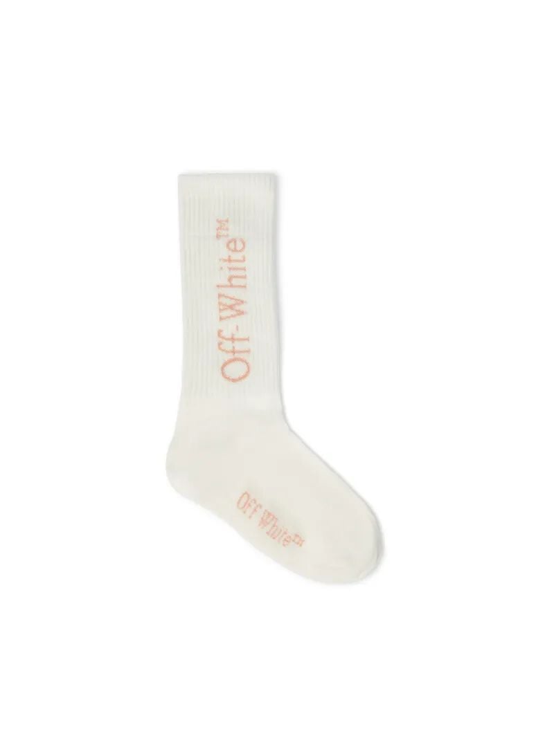OFF WHITE Bookish Long Socks WHITE OGRA003S25KNI001
