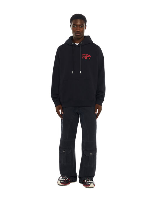 Miles Davis Arrow Trumpet Skate Hoodie OFF WHITE Miles Davis Arrow Trumpet Skate Hoodie BLACK 44MBB085W26F002