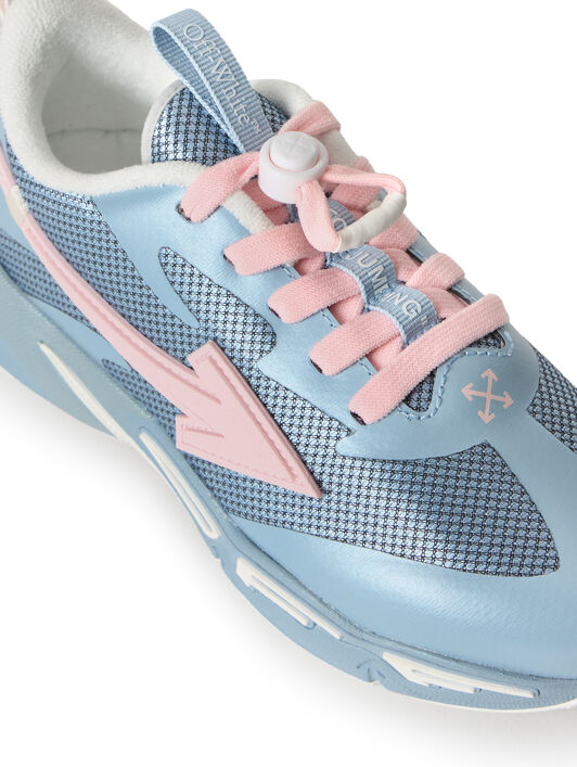 OFF WHITE "For Jumping" Sneakers LIGHT BLUE - SOFT PINK OGIA008S26FAB001