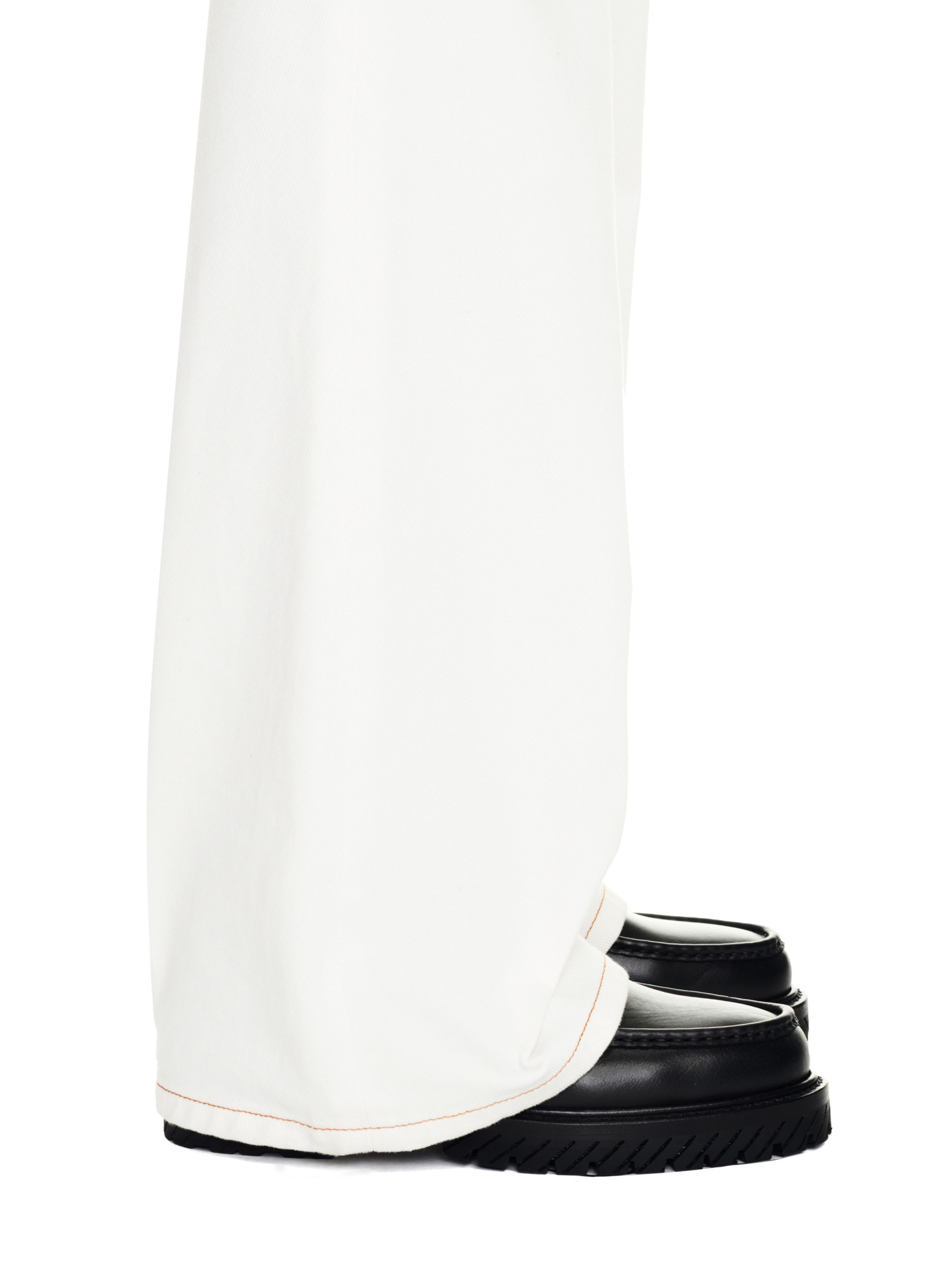 OFF WHITE Black Combat Loafer BLACK OWIG004C99LEA002