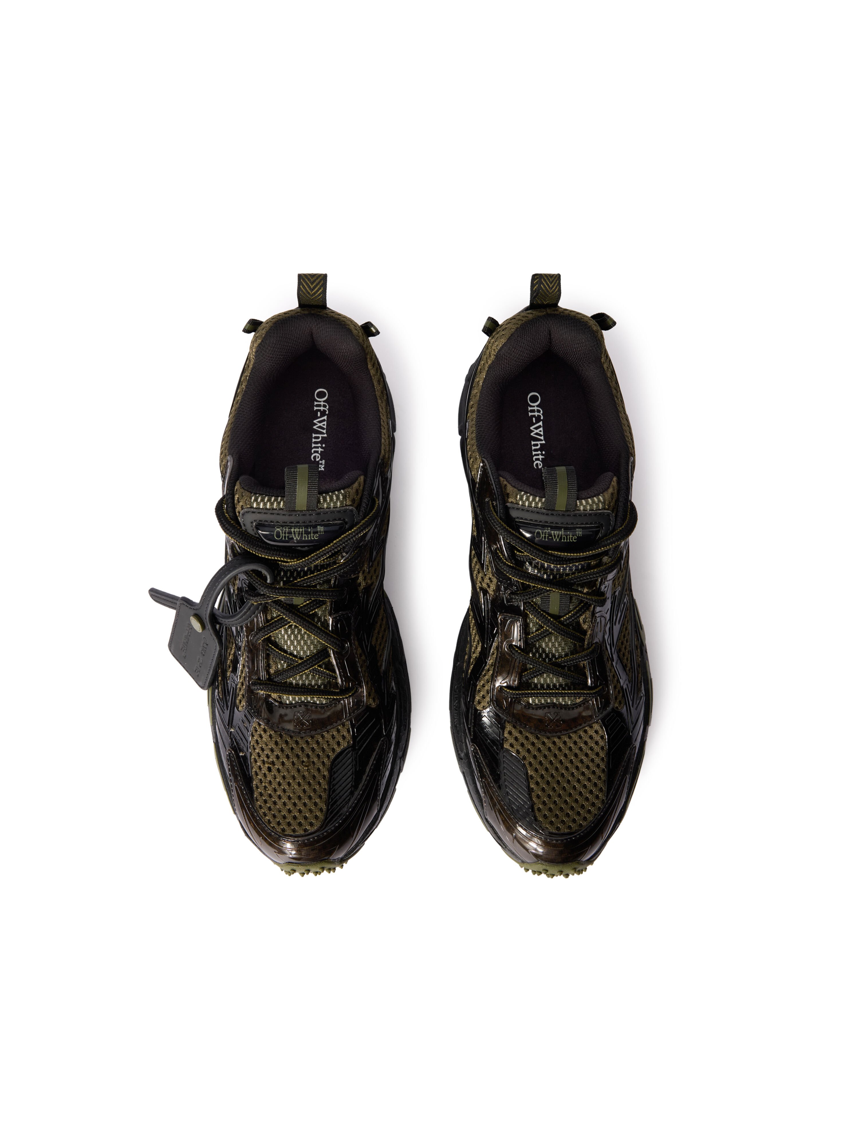 OFF WHITE Be Right Back Sneakers KAKI - BLACK OMIA295F25FAB003