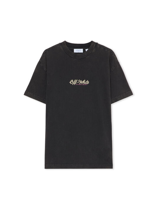 OFF WHITE Royal Jewels T-shirt Marble Black-Lemon Icing 2AA089S26JER008