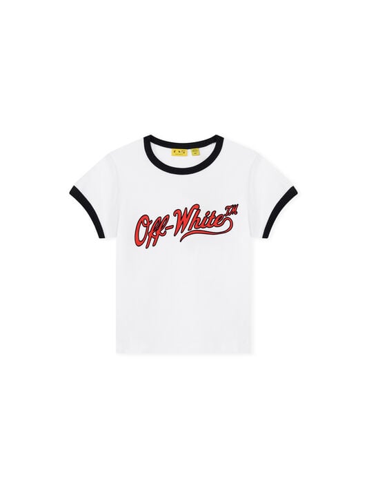 Vintage Logo Ringer T-Shirt OFF WHITE Vintage Logo Ringer T-Shirt WHITE 44GAA01AF26J001