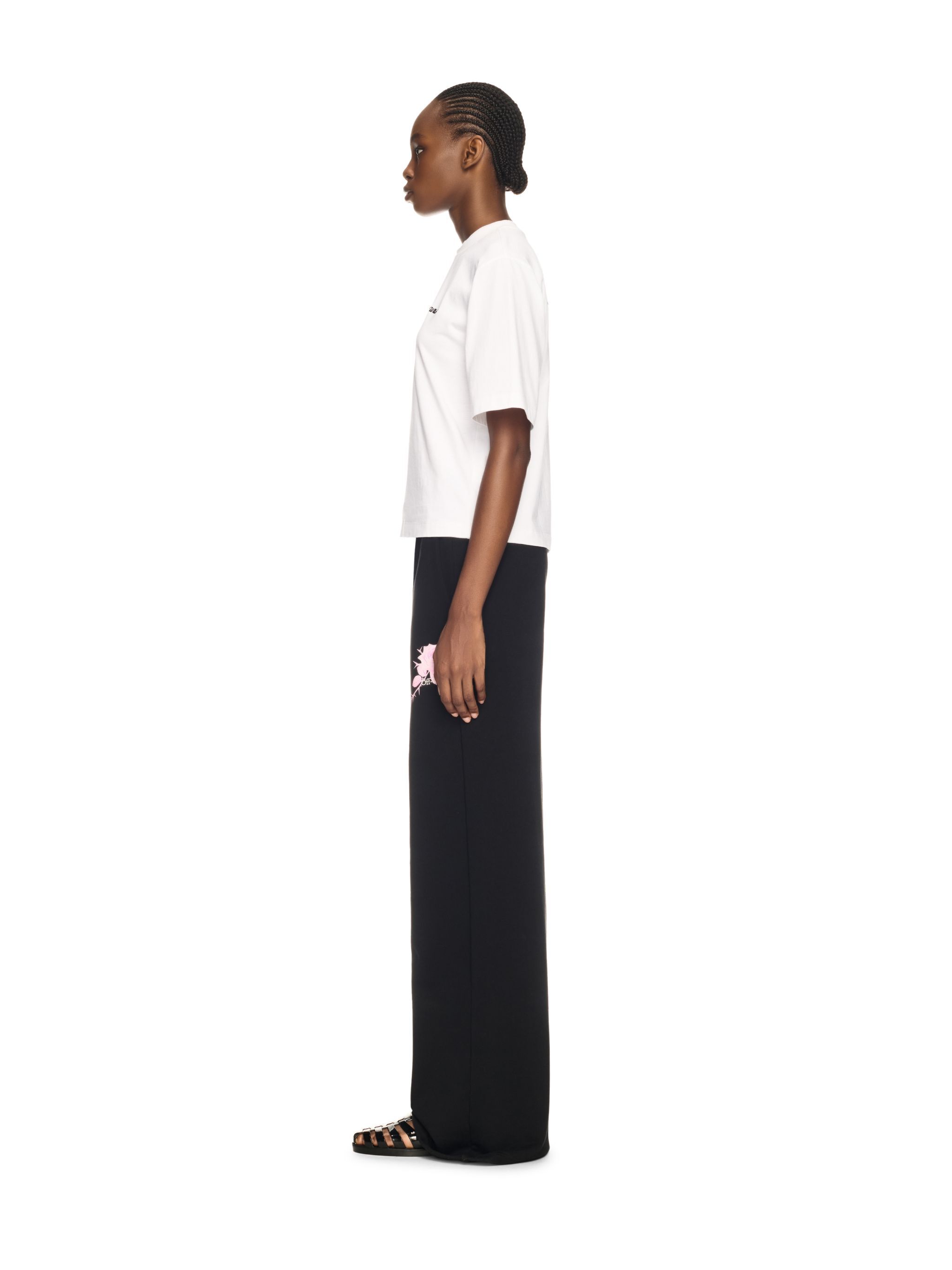 OFF WHITE Embr Script Boxy Tee WHITE OWAA124S25JER004
