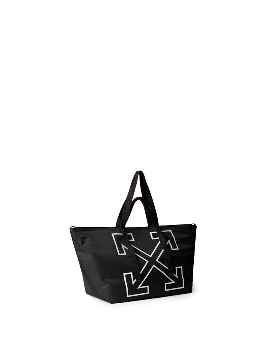 OFF WHITE Heritage Day Off Tote L BLACK - WHITE OMNA20JC99FAB001