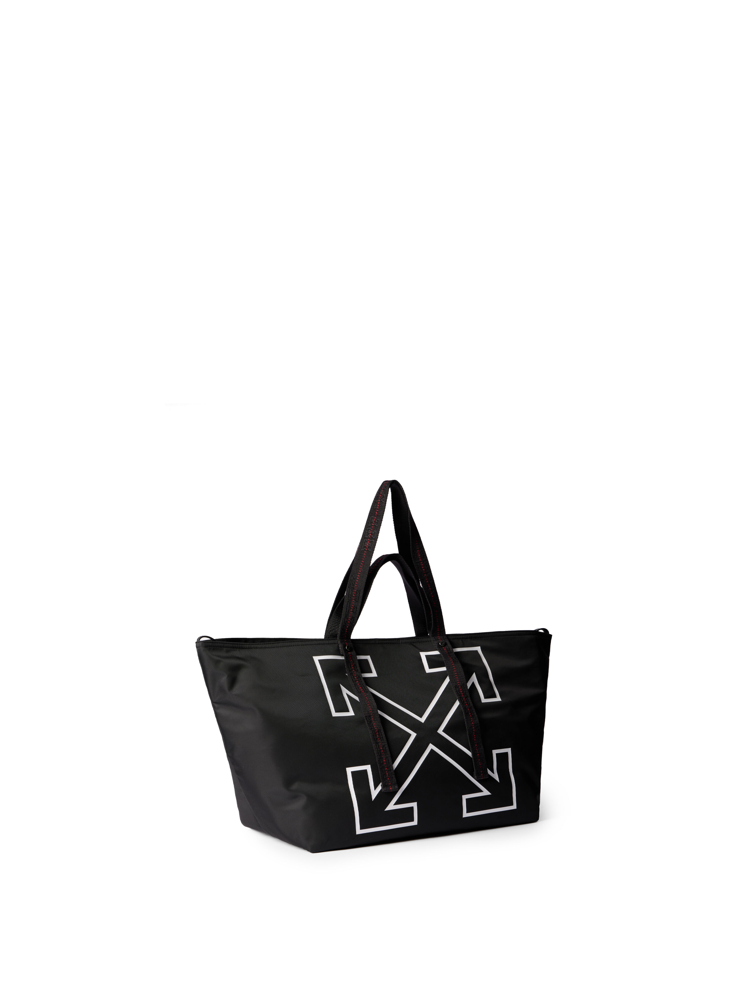 OFF WHITE Heritage Day Off Tote L BLACK - WHITE OMNA20JC99FAB001