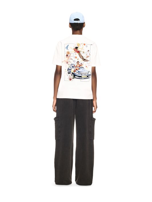 OFF WHITE White Fresco Arrow T-Shirt WHITE OWAA089S25JER004