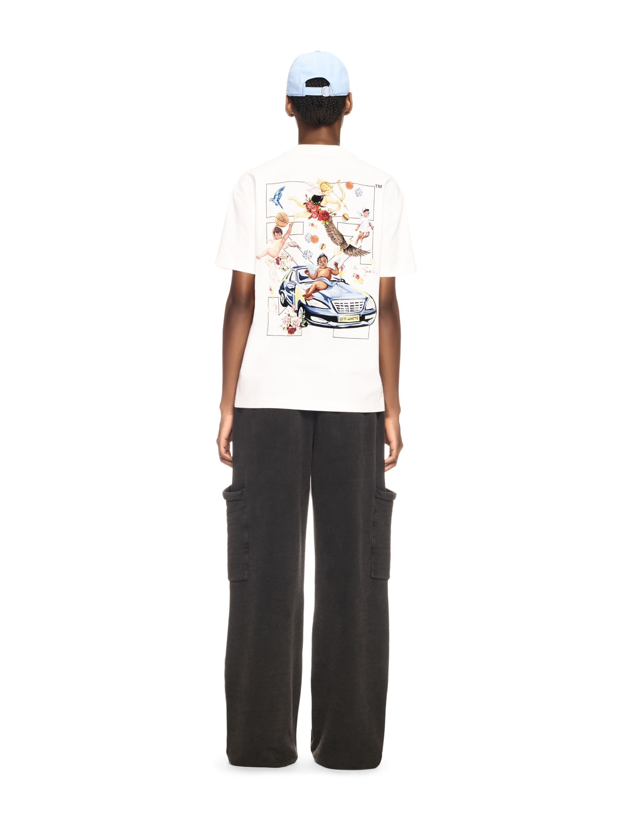 OFF WHITE White Fresco Arrow T-Shirt WHITE OWAA089S25JER004