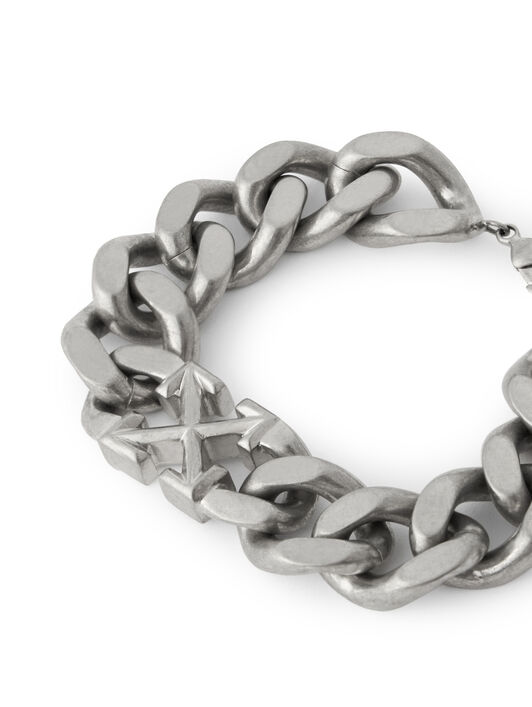 OFF WHITE Arrow Chain Bracelet SILVER - SILVER OMOA111C99MET001