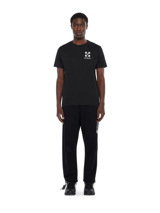 Small Arrow Slim Logo T-Shirt OFF WHITE Small Arrow Slim Logo T-Shirt BLACK - WHITE OMAA027F25JER00F