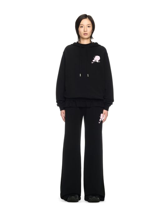 OFF WHITE Black Rose Arrow Hoodie BLACK OWBB035S25FLE001