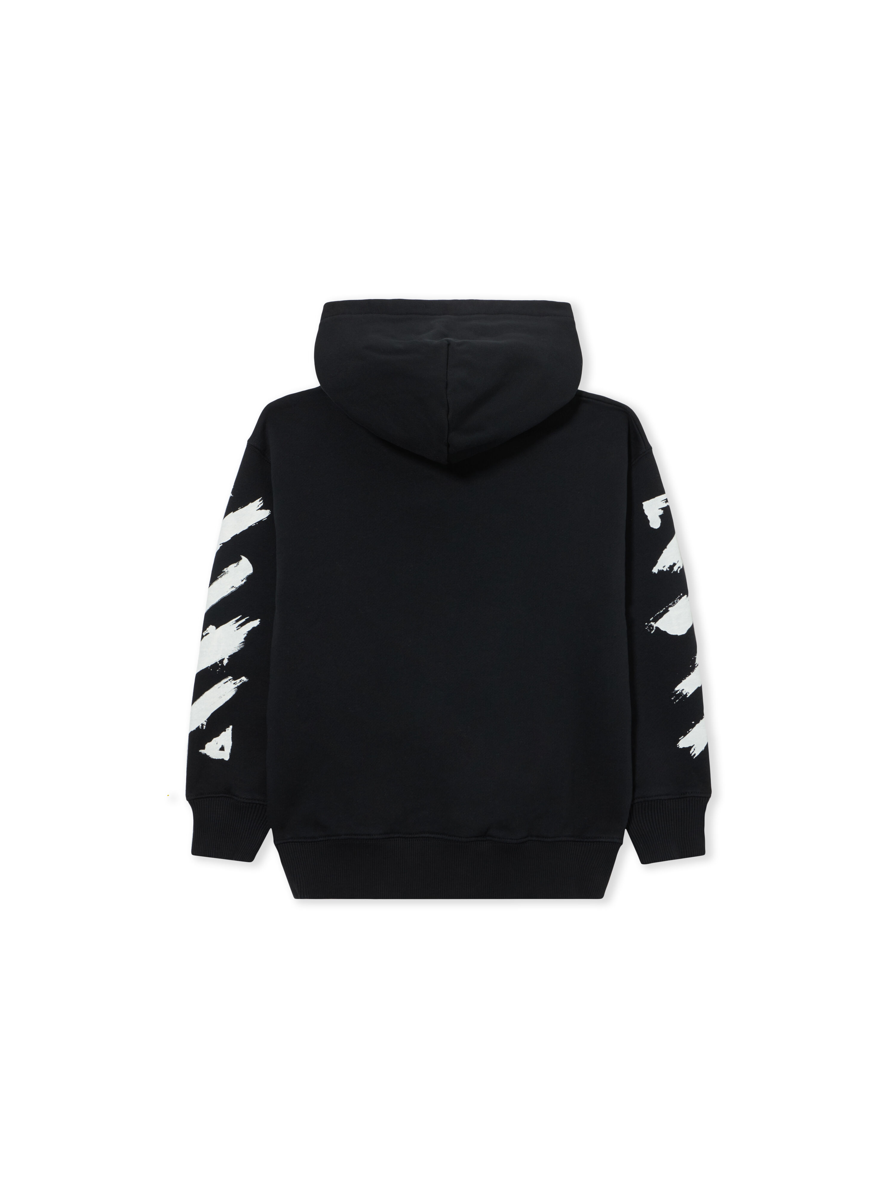 OFF WHITE Diag Paint Hoodie BLACK 44BBB001S26F005