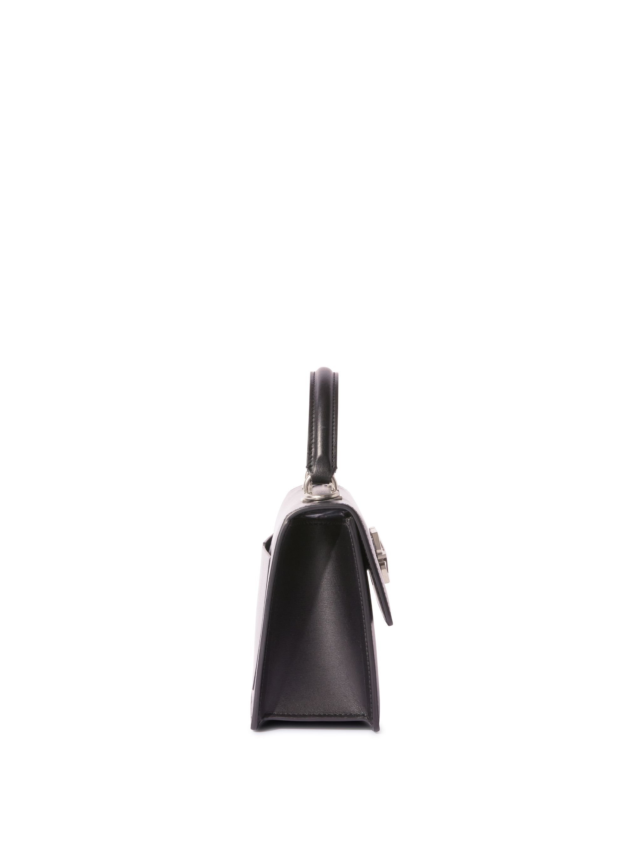 OFF WHITE Jitney 1.4 Top Handle Chain BLACK OWNP050C99LEA001