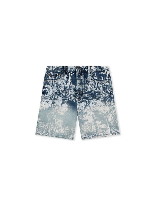 City Nature Shorts di Jeans OFF WHITE City Nature Shorts di Jeans OMBRE BLEACH BLUE 44MYC02CF26D002